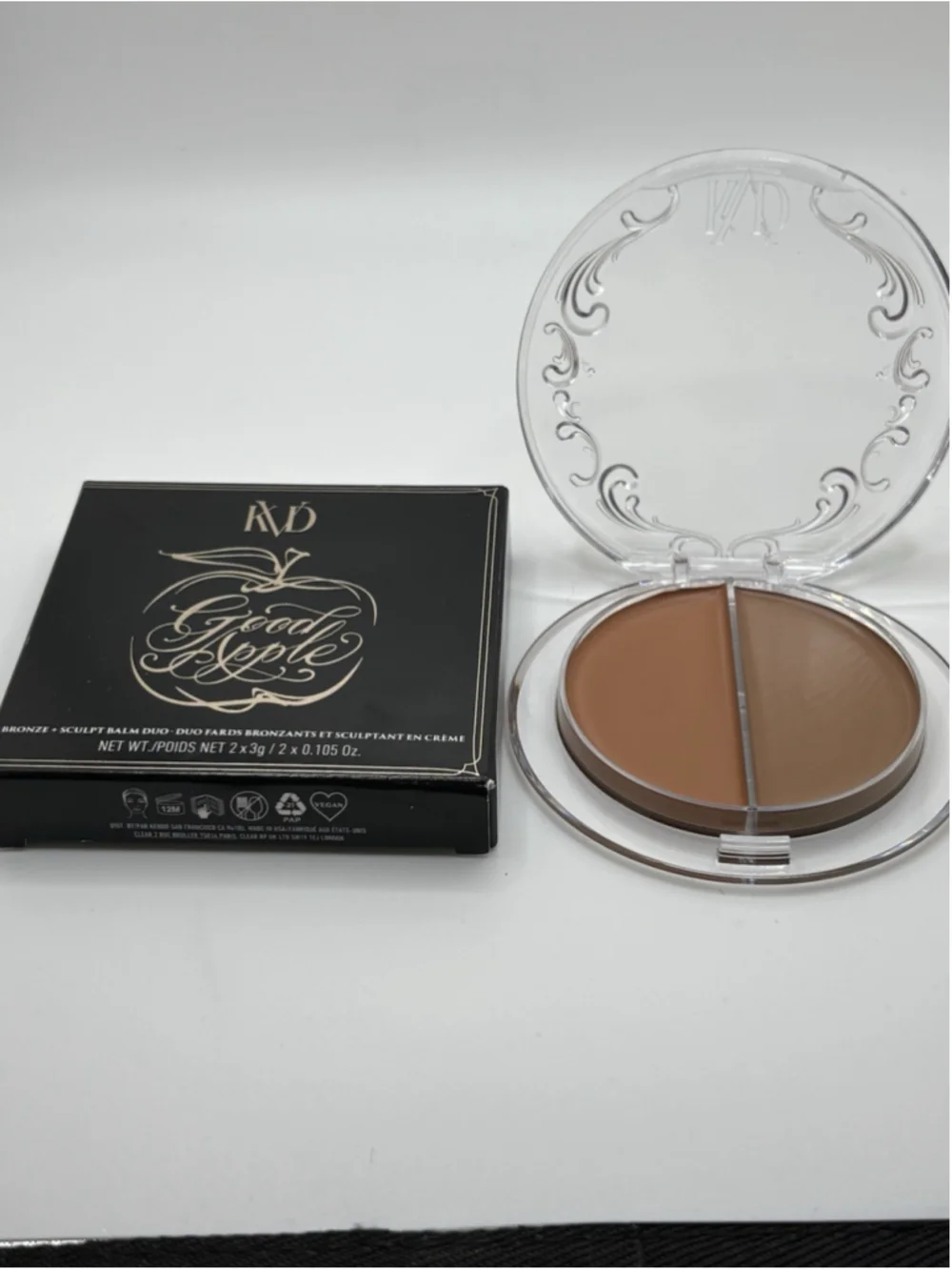 KVD Beauty Good Apple Bronzer Bronze Sculpt Balm Duo - Light 200